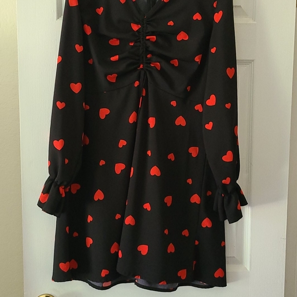 Black Long Sleeve Dress - Picture 3 of 3